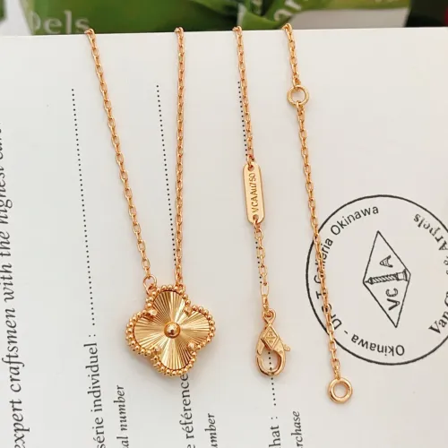 Cheap Van Cleef &amp; Arpels Necklaces For Women #1406558 Replica Wholesale [$25.00 USD] [ITEM#1406558] on Replica Van Cleef &amp; Arpels Necklaces