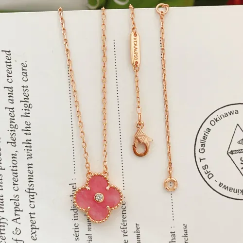 Cheap Van Cleef &amp; Arpels Necklaces For Women #1406561 Replica Wholesale [$25.00 USD] [ITEM#1406561] on Replica Van Cleef &amp; Arpels Necklaces