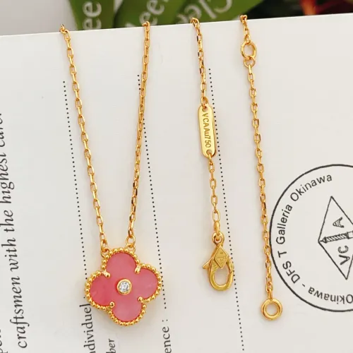 Cheap Van Cleef &amp; Arpels Necklaces For Women #1406562 Replica Wholesale [$25.00 USD] [ITEM#1406562] on Replica Van Cleef &amp; Arpels Necklaces