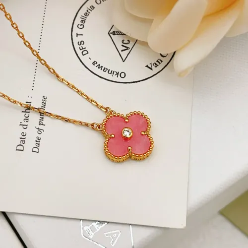 Cheap Van Cleef &amp; Arpels Necklaces For Women #1406562 Replica Wholesale [$25.00 USD] [ITEM#1406562] on Replica Van Cleef &amp; Arpels Necklaces