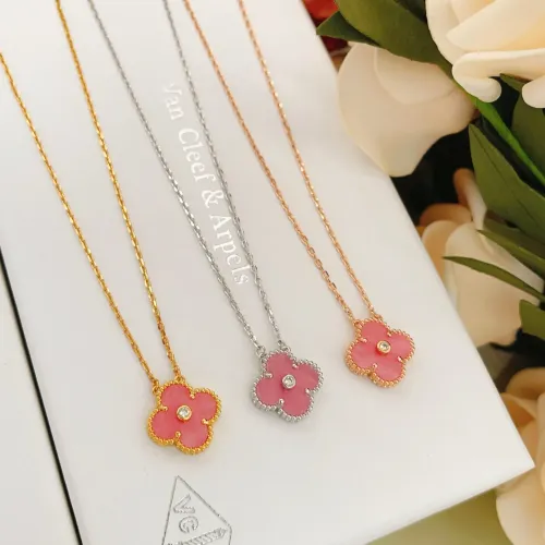 Cheap Van Cleef &amp; Arpels Necklaces For Women #1406562 Replica Wholesale [$25.00 USD] [ITEM#1406562] on Replica Van Cleef &amp; Arpels Necklaces