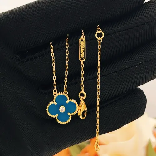 Cheap Van Cleef &amp; Arpels Necklaces For Women #1406565 Replica Wholesale [$25.00 USD] [ITEM#1406565] on Replica Van Cleef &amp; Arpels Necklaces