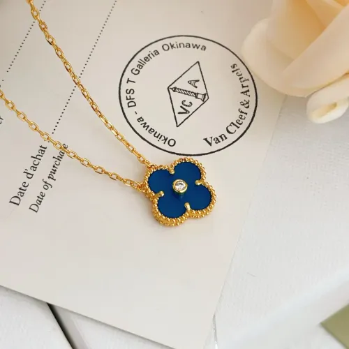 Cheap Van Cleef &amp; Arpels Necklaces For Women #1406565 Replica Wholesale [$25.00 USD] [ITEM#1406565] on Replica Van Cleef &amp; Arpels Necklaces