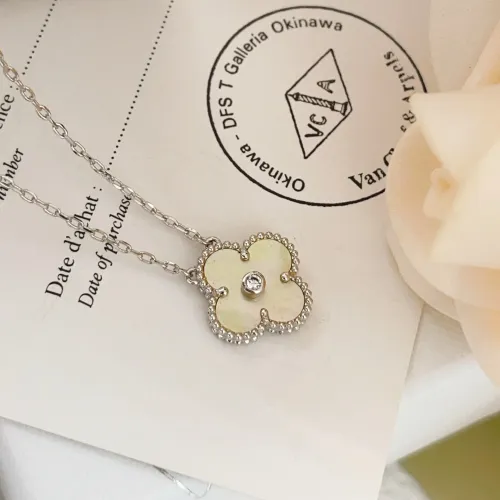 Cheap Van Cleef &amp; Arpels Necklaces For Women #1406566 Replica Wholesale [$25.00 USD] [ITEM#1406566] on Replica Van Cleef &amp; Arpels Necklaces