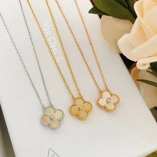 Cheap Van Cleef &amp; Arpels Necklaces For Women #1406566 Replica Wholesale [$25.00 USD] [ITEM#1406566] on Replica Van Cleef &amp; Arpels Necklaces