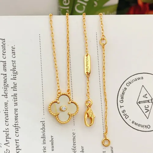 Cheap Van Cleef &amp; Arpels Necklaces For Women #1406568 Replica Wholesale [$25.00 USD] [ITEM#1406568] on Replica Van Cleef &amp; Arpels Necklaces