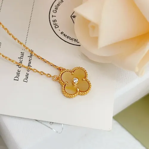 Cheap Van Cleef &amp; Arpels Necklaces For Women #1406568 Replica Wholesale [$25.00 USD] [ITEM#1406568] on Replica Van Cleef &amp; Arpels Necklaces