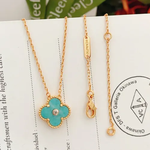 Cheap Van Cleef &amp; Arpels Necklaces For Women #1406570 Replica Wholesale [$25.00 USD] [ITEM#1406570] on Replica Van Cleef &amp; Arpels Necklaces