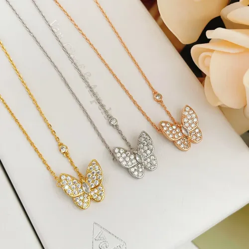 Cheap Van Cleef &amp; Arpels Necklaces For Women #1406572 Replica Wholesale [$25.00 USD] [ITEM#1406572] on Replica Van Cleef &amp; Arpels Necklaces