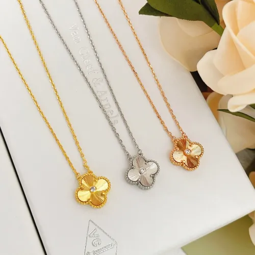 Cheap Van Cleef &amp; Arpels Necklaces For Women #1406574 Replica Wholesale [$25.00 USD] [ITEM#1406574] on Replica Van Cleef &amp; Arpels Necklaces