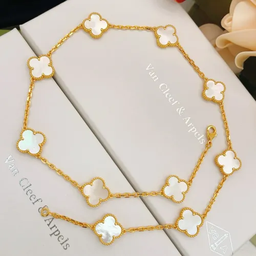 Cheap Van Cleef &amp; Arpels Necklaces For Women #1406577 Replica Wholesale [$45.00 USD] [ITEM#1406577] on Replica Van Cleef &amp; Arpels Necklaces