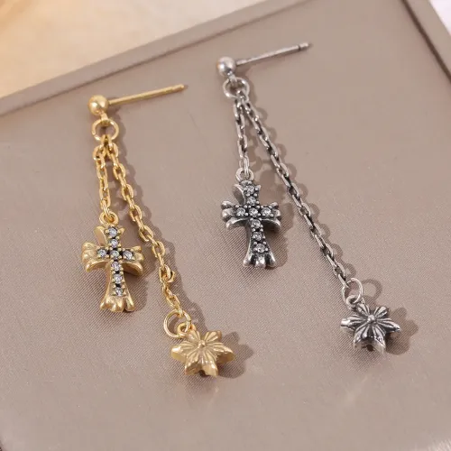 Cheap Chrome Hearts Earrings For Women #1406693 Replica Wholesale [$39.00 USD] [ITEM#1406693] on Replica Chrome Hearts Earrings