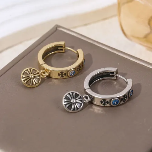 Cheap Chrome Hearts Earrings For Women #1406696 Replica Wholesale [$39.00 USD] [ITEM#1406696] on Replica Chrome Hearts Earrings