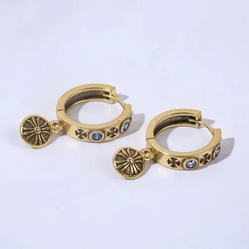 Cheap Chrome Hearts Earrings For Women #1406697 Replica Wholesale [$39.00 USD] [ITEM#1406697] on Replica Chrome Hearts Earrings