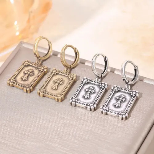 Cheap Chrome Hearts Earrings For Women #1406701 Replica Wholesale [$39.00 USD] [ITEM#1406701] on Replica Chrome Hearts Earrings