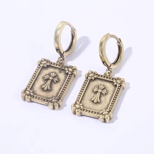 Cheap Chrome Hearts Earrings For Women #1406701 Replica Wholesale [$39.00 USD] [ITEM#1406701] on Replica Chrome Hearts Earrings