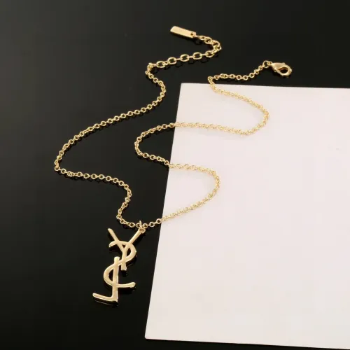 Cheap Yves Saint Laurent YSL Necklaces #1406731 Replica Wholesale [$29.00 USD] [ITEM#1406731] on Replica Yves Saint Laurent YSL Necklaces