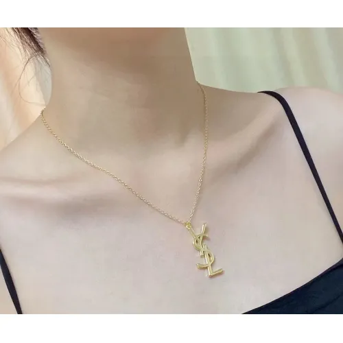 Cheap Yves Saint Laurent YSL Necklaces #1406731 Replica Wholesale [$29.00 USD] [ITEM#1406731] on Replica Yves Saint Laurent YSL Necklaces