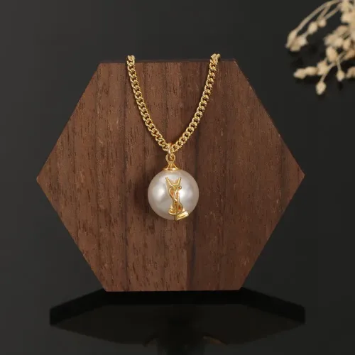 Cheap Yves Saint Laurent YSL Necklaces For Women #1406733 Replica Wholesale [$29.00 USD] [ITEM#1406733] on Replica Yves Saint Laurent YSL Necklaces