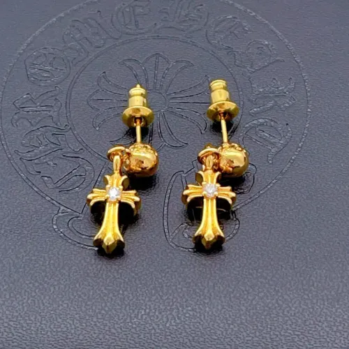 Cheap Chrome Hearts Earrings #1406756 Replica Wholesale [$25.00 USD] [ITEM#1406756] on Replica Chrome Hearts Earrings