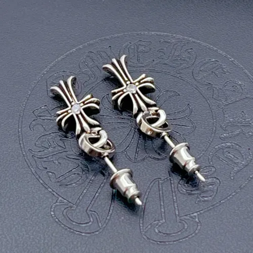 Cheap Chrome Hearts Earrings #1406757 Replica Wholesale [$25.00 USD] [ITEM#1406757] on Replica Chrome Hearts Earrings