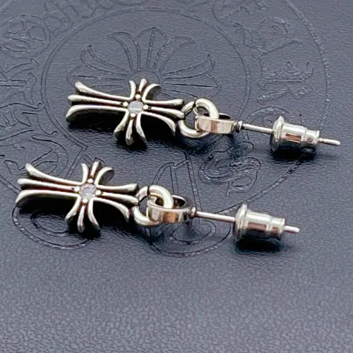 Cheap Chrome Hearts Earrings #1406757 Replica Wholesale [$25.00 USD] [ITEM#1406757] on Replica Chrome Hearts Earrings