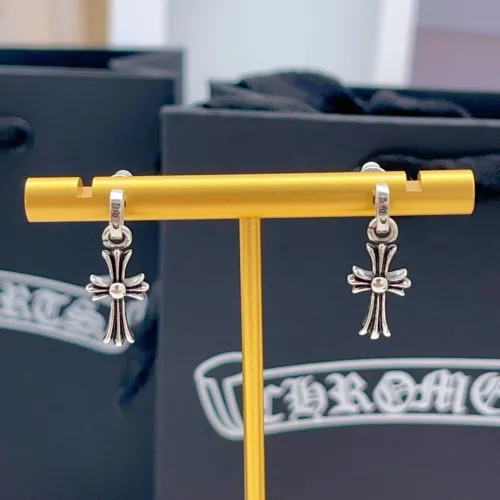 Cheap Chrome Hearts Earrings #1406758 Replica Wholesale [$25.00 USD] [ITEM#1406758] on Replica Chrome Hearts Earrings