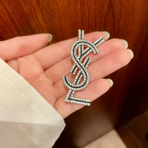 Cheap Yves Saint Laurent Brooches For Women #1406773 Replica Wholesale [$29.00 USD] [ITEM#1406773] on Replica Yves Saint Laurent Brooches