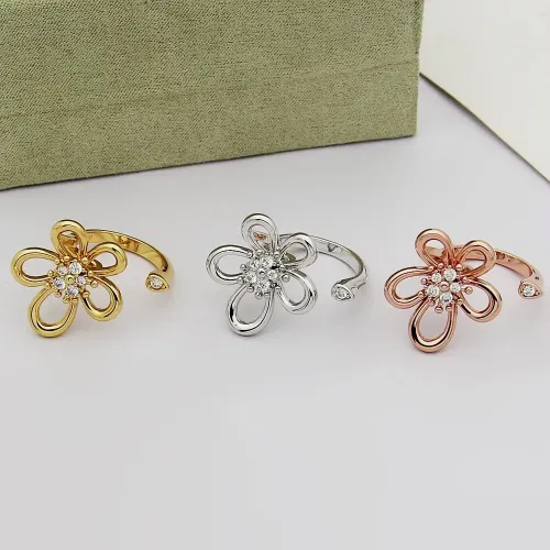 Cheap Van Cleef &amp; Arpels Rings In Rose Gold For Women #1406828 Replica Wholesale [$27.00 USD] [ITEM#1406828] on Replica Van Cleef &amp; Arpels Rings