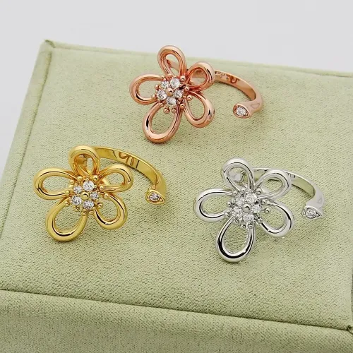 Cheap Van Cleef &amp; Arpels Rings In Gold For Women #1406829 Replica Wholesale [$27.00 USD] [ITEM#1406829] on Replica Van Cleef &amp; Arpels Rings