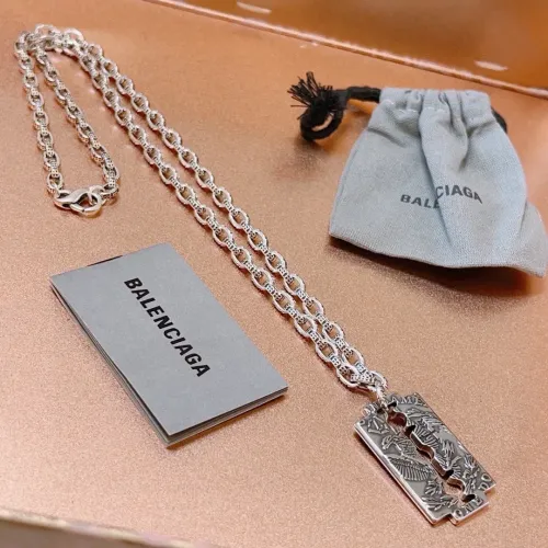 Cheap Balenciaga Necklaces #1406941 Replica Wholesale [$52.00 USD] [ITEM#1406941] on Replica Balenciaga Necklaces