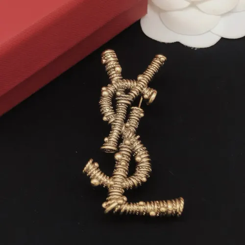 Cheap Yves Saint Laurent Brooches For Women #1407033 Replica Wholesale [$29.00 USD] [ITEM#1407033] on Replica Yves Saint Laurent Brooches