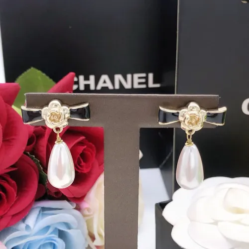 Cheap Chanel Earrings For Women #1407218 Replica Wholesale [$25.00 USD] [ITEM#1407218] on Replica Chanel Earrings