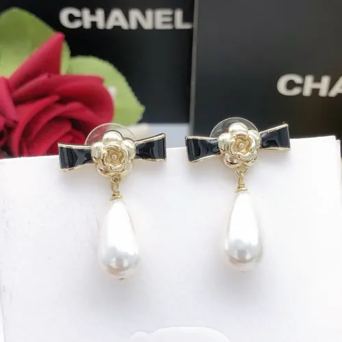 Cheap Chanel Earrings For Women #1407218 Replica Wholesale [$25.00 USD] [ITEM#1407218] on Replica Chanel Earrings