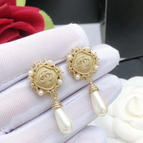 Cheap Chanel Earrings For Women #1407242 Replica Wholesale [$25.00 USD] [ITEM#1407242] on Replica Chanel Earrings