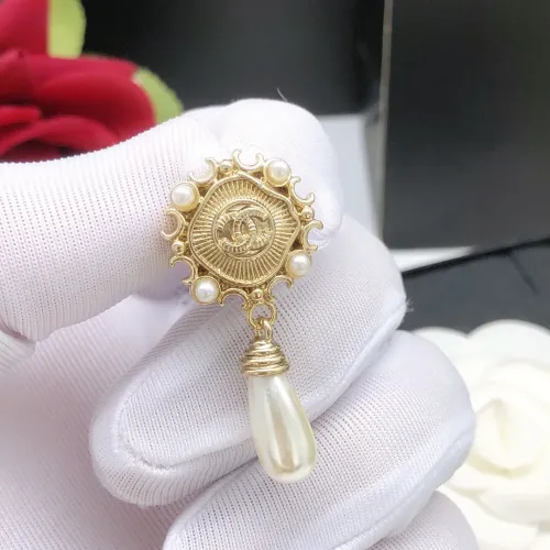 Cheap Chanel Earrings For Women #1407242 Replica Wholesale [$25.00 USD] [ITEM#1407242] on Replica Chanel Earrings
