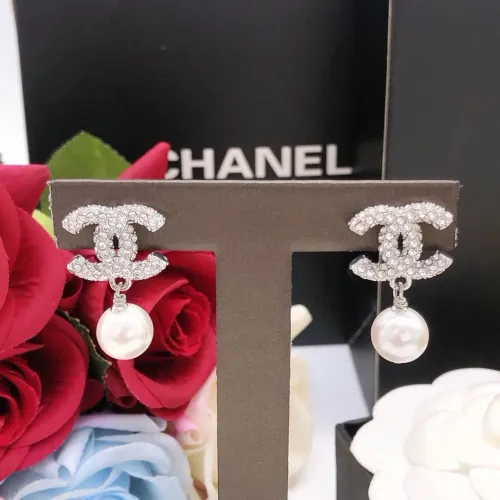 Cheap Chanel Earrings For Women #1407248 Replica Wholesale [$25.00 USD] [ITEM#1407248] on Replica Chanel Earrings