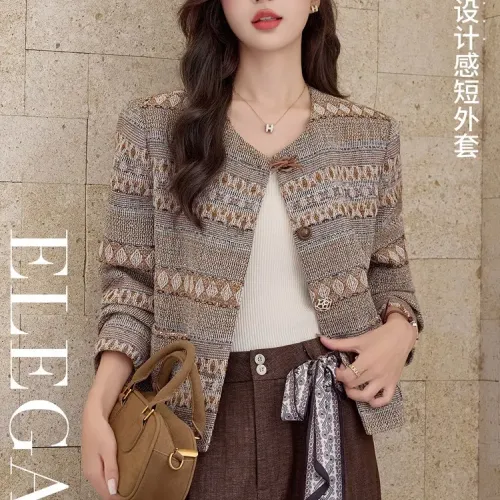 Cheap Valentino Jackets Long Sleeved For Women #1407287 Replica Wholesale [$76.00 USD] [ITEM#1407287] on Replica Valentino Jackets