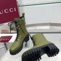 Cheap Gucci Boots For Women #1393022 Replica Wholesale [$118.00 USD] [ITEM#1393022] on Replica Gucci Boots