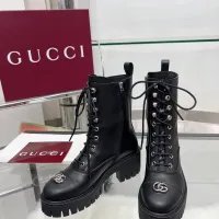 Cheap Gucci Boots For Women #1393024 Replica Wholesale [$118.00 USD] [ITEM#1393024] on Replica Gucci Boots