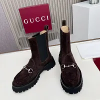 Cheap Gucci Boots For Women #1393029 Replica Wholesale [$115.00 USD] [ITEM#1393029] on Replica Gucci Boots