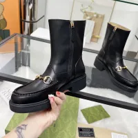 Cheap Gucci Boots For Women #1393033 Replica Wholesale [$108.00 USD] [ITEM#1393033] on Replica Gucci Boots