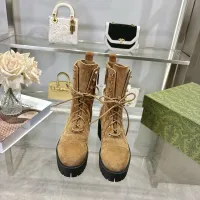 Cheap Gucci Boots For Women #1393045 Replica Wholesale [$128.00 USD] [ITEM#1393045] on Replica Gucci Boots