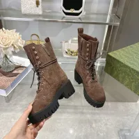 Cheap Gucci Boots For Women #1393046 Replica Wholesale [$128.00 USD] [ITEM#1393046] on Replica Gucci Boots
