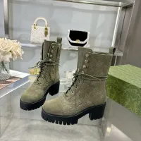 Cheap Gucci Boots For Women #1393047 Replica Wholesale [$128.00 USD] [ITEM#1393047] on Replica Gucci Boots