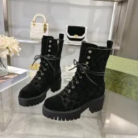 Cheap Gucci Boots For Women #1393048 Replica Wholesale [$128.00 USD] [ITEM#1393048] on Replica Gucci Boots