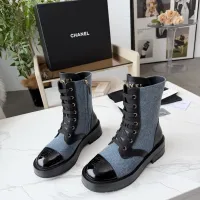 Cheap Chanel Boots For Women #1393051 Replica Wholesale [$122.00 USD] [ITEM#1393051] on Replica Chanel Boots