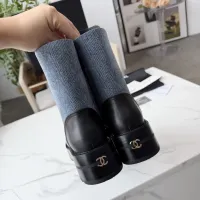 Cheap Chanel Boots For Women #1393051 Replica Wholesale [$122.00 USD] [ITEM#1393051] on Replica Chanel Boots