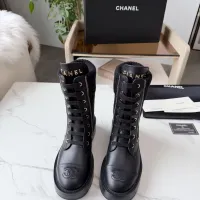 Cheap Chanel Boots For Women #1393052 Replica Wholesale [$122.00 USD] [ITEM#1393052] on Replica Chanel Boots