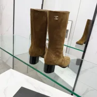 Cheap Chanel Boots For Women #1393054 Replica Wholesale [$125.00 USD] [ITEM#1393054] on Replica Chanel Boots
